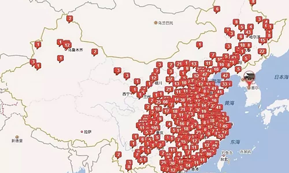 国内水上乐园设计分布情况 国内水上乐园设计分布情况