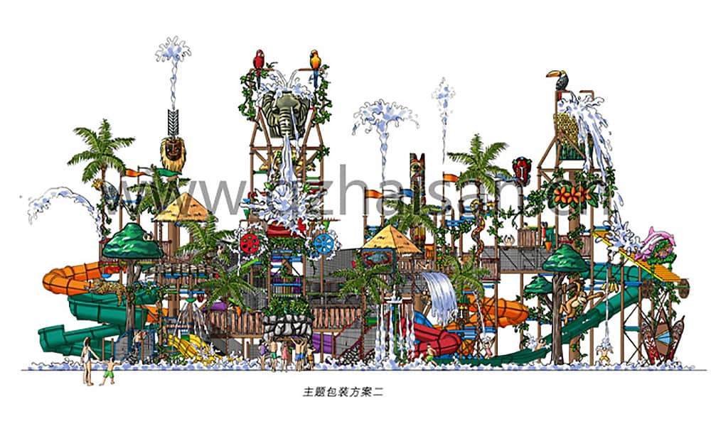 熊猫体育游乐为海花岛水上主题乐园提供设备制造安装全程服务